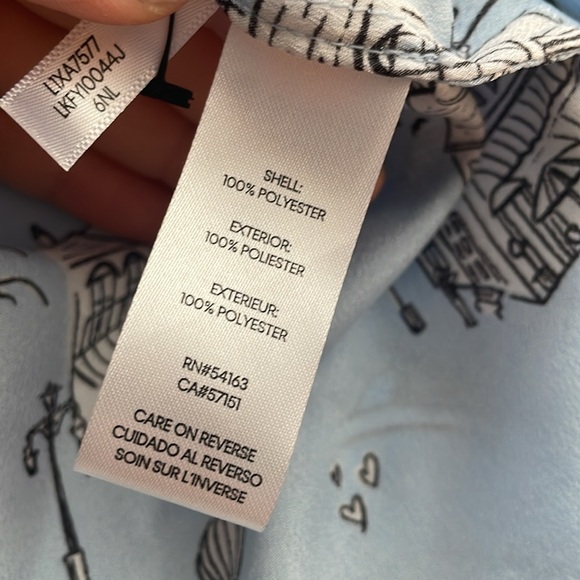 Karl Lagerfeld Blue Blouse- Medium - Picture 6 of 8